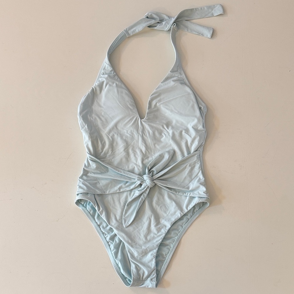 ANTONIO MELANI Light Blue One Piece Swimsuit